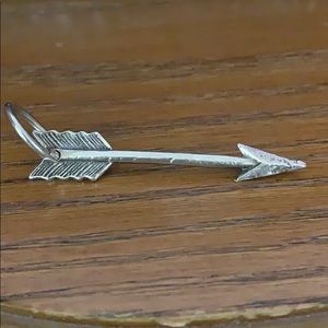 Solid Sterling Arrow Pendant